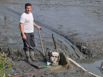 Ispuštanje ribnjaka u Jakšiću