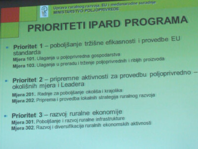 Sastanak na temu: Provedbe programa jesenske sjetve i berbe kasnih usjeva roda 2012