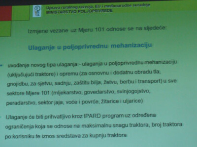 Sastanak na temu: Provedbe programa jesenske sjetve i berbe kasnih usjeva roda 2012