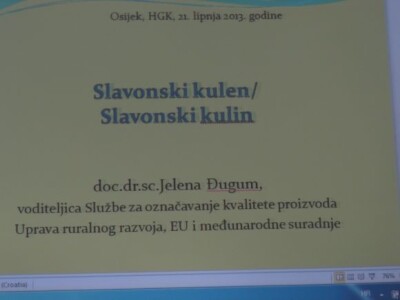 XIII. Ocjenjivanje kakvoće slavonskog kulena