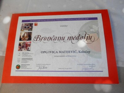 Jedna od dvije brončane medalje