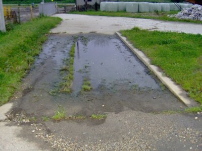 Dezinfekcijski ulaz u farmu Dezinfekcijski ulaz u farmu