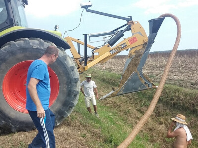 Cijev je obložena kokosom