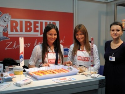 Degustacijski štand na sajmu Foodrex