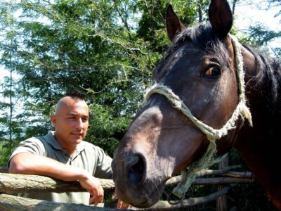 Željko Iličić sa nekadašnjim šampionom Gliserom