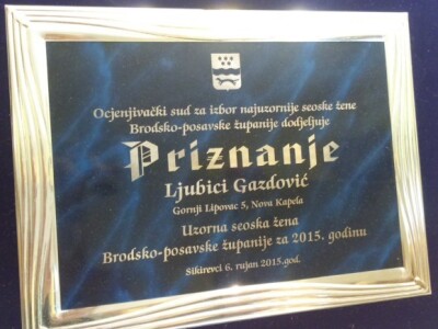 Uzorna seoska žena Brodsko-posavske županije