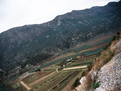 Gornji-jugozapadni dio Vrgoračko-neretvanskog polja pod vodom