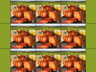 Hrvatski zaštićeni poljoprivredni i prehrambeni proizvodi na poštanskim markama