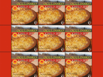 Hrvatski zaštićeni poljoprivredni i prehrambeni proizvodi na poštanskim markama