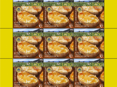 Hrvatski zaštićeni poljoprivredni i prehrambeni proizvodi na poštanskim markama