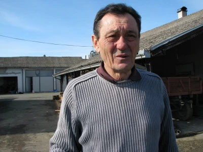 Božo u dvorištu