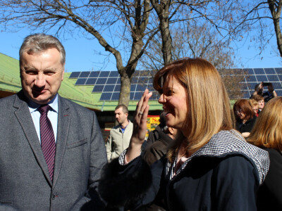 Đuro Popijač iz Petrokemije i Biljana Borzan