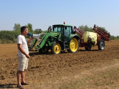 Prskalica na demonstraciji