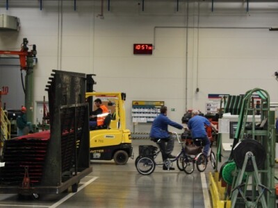 I bicikli su opcija za kretanje po tvornici