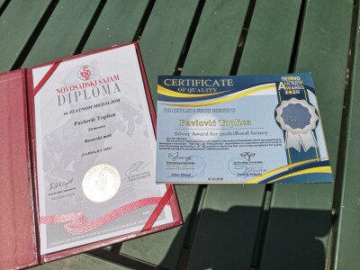 Bagremova paša je bila slaba, u proseku 8kg po košnici Bagremova paša je bila slaba, u proseku 8kg po košnici