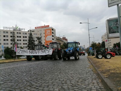 Protesti u Novom Sadu na Varandskom mostu