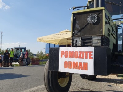 Protesti poljoprivrednika u Orašju