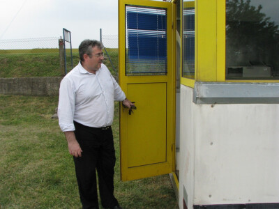 Tihomir Dejanović naautomatskoj meteo stanici