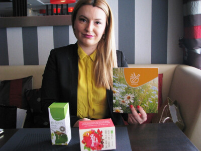 Stanojka Bulović prezentuje proizvode