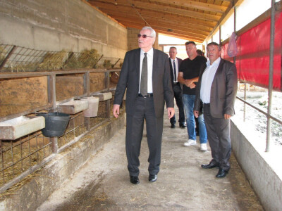 Ministar Mirjanić u farmi Cimirotić