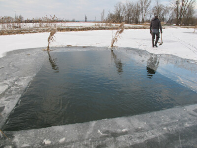 Rupe, osim za kisik ribama, služe i za kontrolu njihovog stanja, sadržaja kisika i mjerenja temperature vode