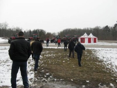 Testna vožnja Case traktora