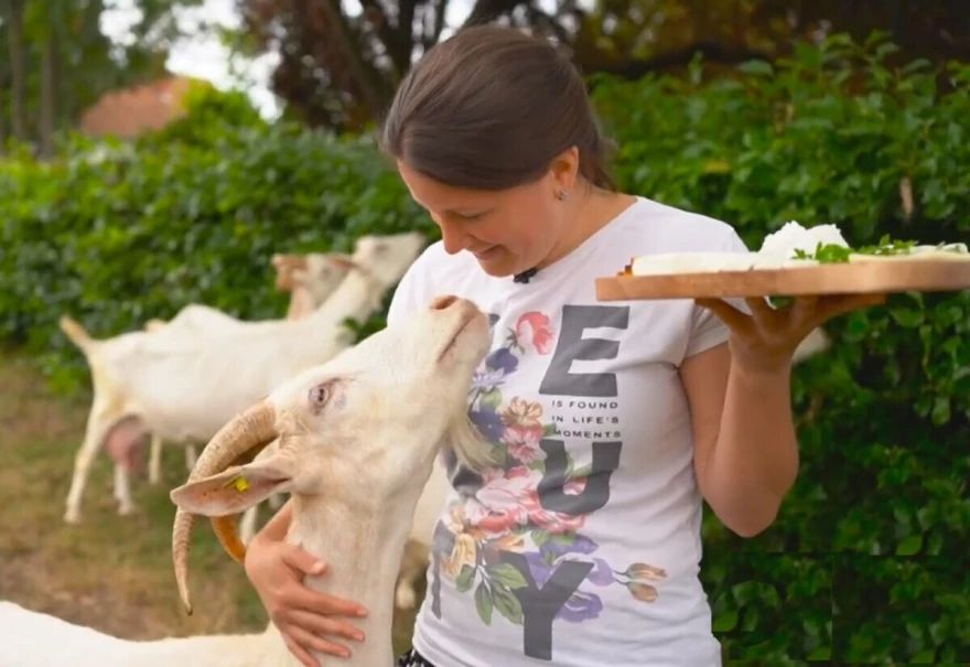 Jelena Ivanović sa kozom