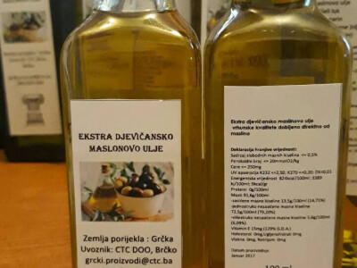 Ekstra djevičansko grčko mslinovo ulje