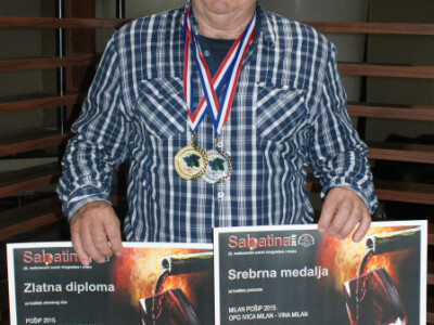 Ivica Milan, na Sabatini je dobio vrijedne nagrade (Foto: Roberta Kljenak) Ivica Milan, na Sabatini je dobio vrijedne nagrade (Foto: Roberta Kljenak)