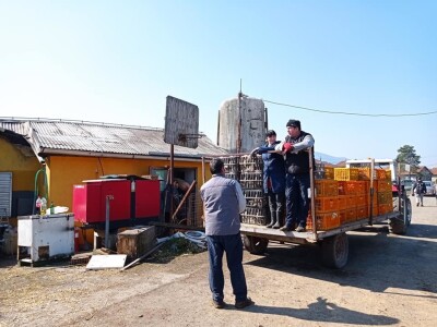 Izgorjela farma pilića, šteta 200.000 KM Izgorjela farma pilića, šteta 200.000 KM