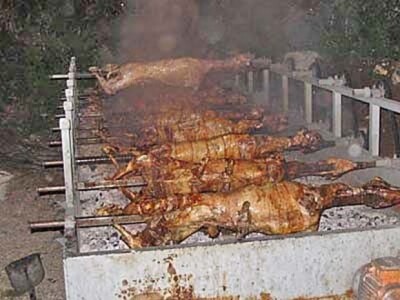 Bračka janjetina s ražnja