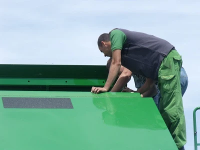 John Deere kombajni