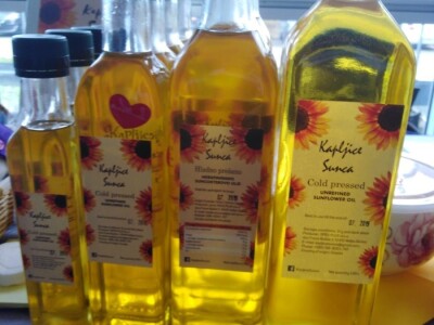 Kapljice Sunca, hladno prešano suncokretovo ulje