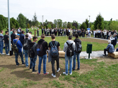 Sadnja klona hrasta lužnjaka u Europskom parku u Karlovcu