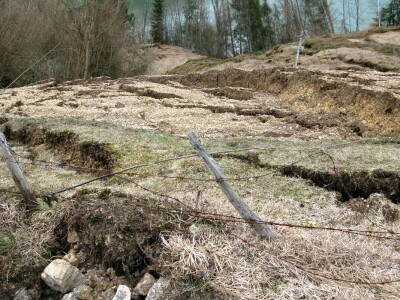 Kliziste usled pražnjenja jezera