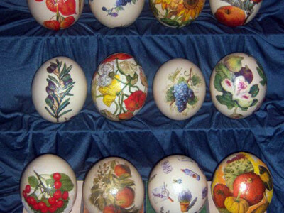 Ukrašene ljuske nojevih jaja najbolje se prodaju za uskrsne blagdane