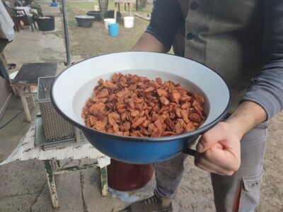 Kolinje 2021. (svinjske polovice, kobasice, čvarci, meso, mast)