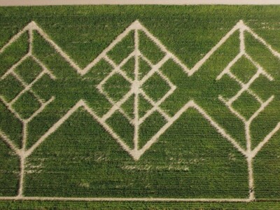 Kukuruzni labirint u Dubrovčaku Lijevom kod Ivanić-Grada