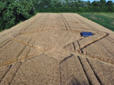 Labirint u žitu kod Ivanić-Grada