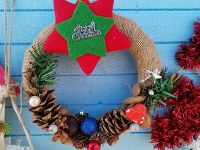 Ljiljine novogodišnje dekoracije od prirodnih i recikliranih materijala