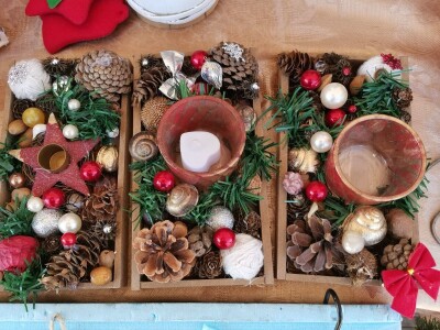 Ljiljine novogodišnje dekoracije od prirodnih i recikliranih materijala