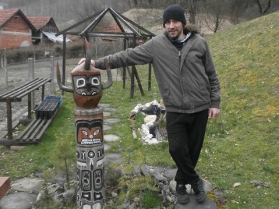 Marko Mihaljinec izradio je i indijski totem Marko Mihaljinec izradio je i indijski totem
