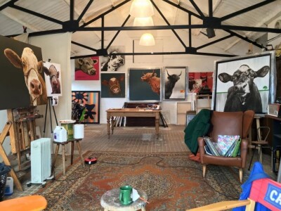 Slika samo jedan motiv - krave!