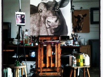 Slika samo jedan motiv - krave!