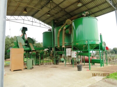 Mašine i postrojenja za uklanjanje nečistoća i sušenje lešnika