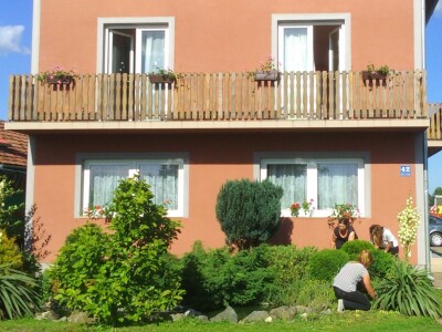 Ženski dio obitelji brione o okolišu kuće Ženski dio obitelji brione o okolišu kuće