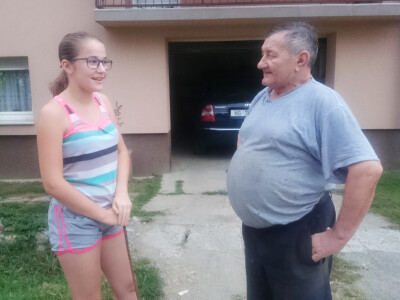 Unuka Maja i djed Mirko Unuka Maja i djed Mirko