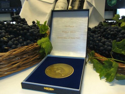 Medalja za najbolje u kategoriji crvenih vina