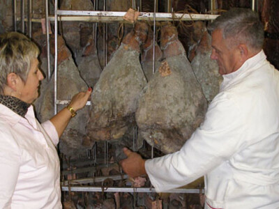 Predsjednik Udruge istarskih pršutara Milan Buršić