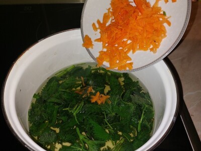 Mlada kopriva i priprema čorbice Mlada kopriva i priprema čorbice